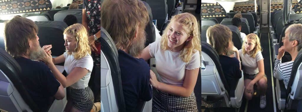 “Teen’s Touching Sign Language Chat with Deaf-Blind Passenger on a Plane Warms Hearts”